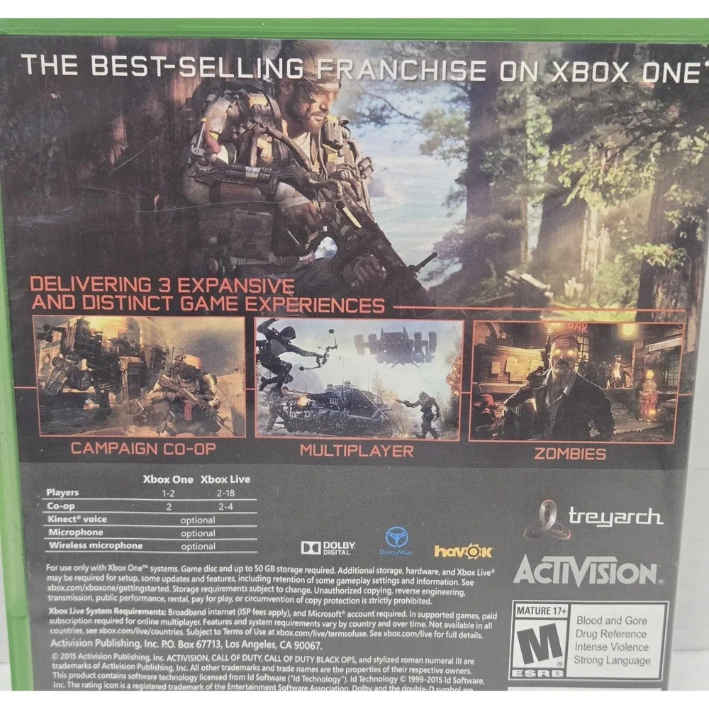 Call Of Duty: Black Ops 3 Hardened Edition Steelbook‎ Microsoft Xbox One
